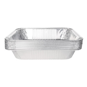 Pravokotna aluminijasta posoda GN 1/2 3,6 L - Komplet 5 kosov - Fiesta - Fourniresto