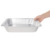 Pravokotna aluminijasta posoda GN 1/2 3,6 L - Komplet 5 kosov - Fiesta - Fourniresto