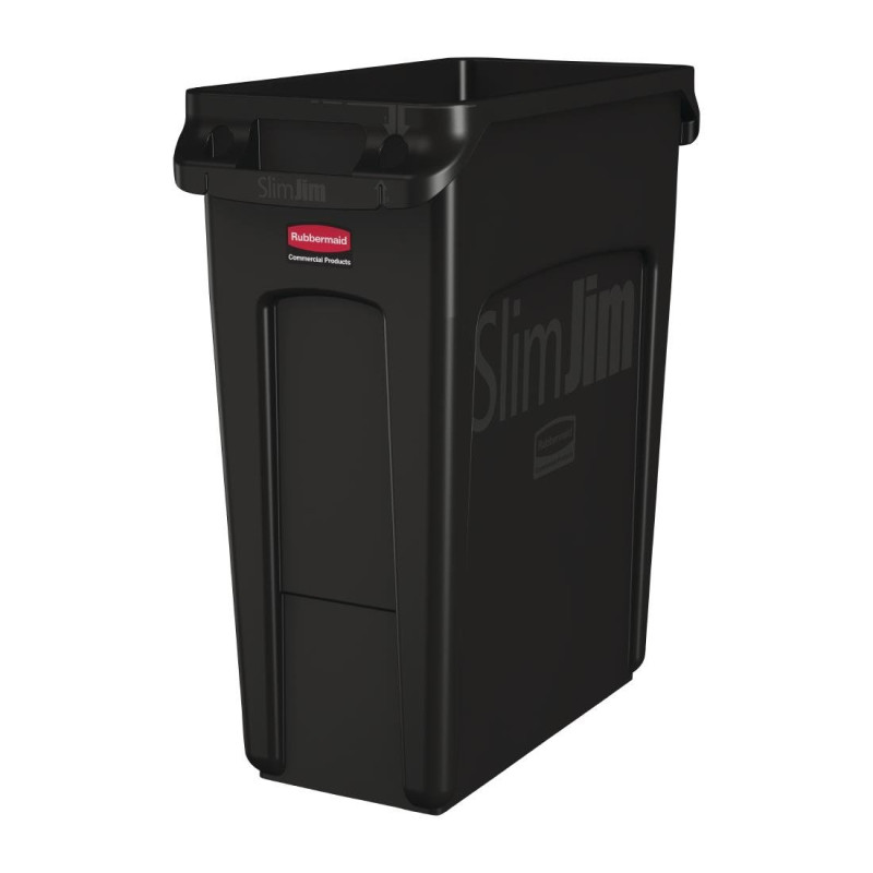 Zbiralec za recikliranje z črnimi prezračevalnimi cevmi 60 L - Rubbermaid - Fourniresto Zbiralec za recikliranje z črnimi prezračevalnimi cevmi 60 L - Rubbermaid - Fourniresto