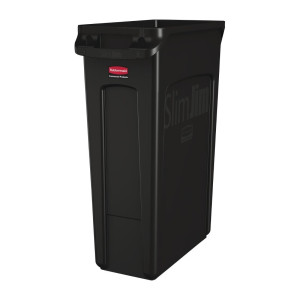 Zbiralec za recikliranje z črnimi prezračevalnimi cevmi 87 L - Rubbermaid - Fourniresto