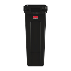 Zbiralec za recikliranje z črnimi prezračevalnimi cevmi 87 L - Rubbermaid - Fourniresto