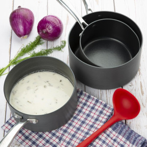 Neprijemljiva aluminijasta posoda za indukcijo Ø 180 mm - Vogue - Fourniresto