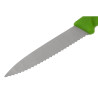 Nož za kuhinjo z zelenim ročajem in nazobčanim rezilom 8 cm - Victorinox - Fourniresto