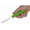Nož za kuhinjo z zelenim ročajem in nazobčanim rezilom 8 cm - Victorinox - Fourniresto
