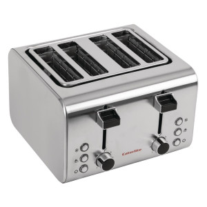 Toaster iz nerjavečega jekla za 4 rezine - Caterlite - Fourniresto