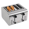 Toaster iz nerjavečega jekla za 4 rezine - Caterlite - Fourniresto