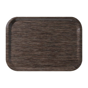 Pladen za serviranje iz wengeja iz melamina 375 x 265 mm - Roltex - Fourniresto