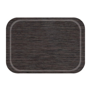 Pladen za serviranje proti zdrsu Wengé iz melamina 375 x 265 mm - Roltex - Fourniresto