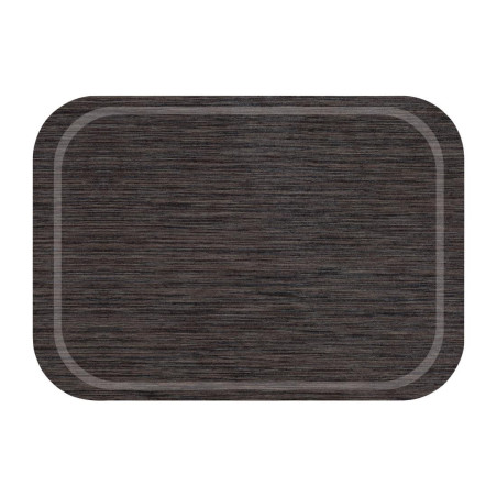 Pladen za serviranje proti zdrsu Wengé iz melamina 375 x 265 mm - Roltex - Fourniresto Pladen za serviranje proti zdrsu Wengé iz melamina 375 x 265 mm - Roltex - Fourniresto