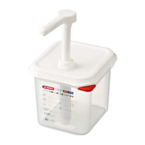 Razdelilnik omake Transparent GN 1/6 2,6 L - Araven - Fourniresto