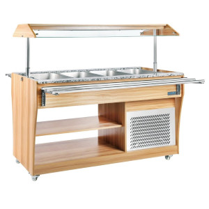 Hladilni bife Central 4 GN 1/1 - Polar - Fourniresto