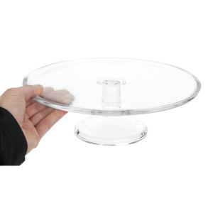 Stojalo za torto iz stekla Ø 305 mm - Olympia - Fourniresto
