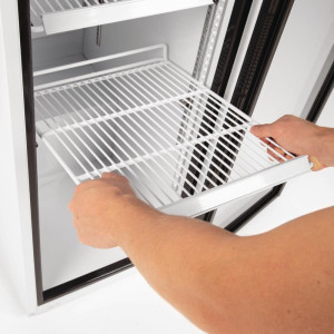 Hladilnik za steklenice Slimline črne barve - Polar - Fourniresto
