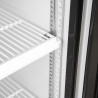 Hladilnik za steklenice Slimline črne barve - Polar - Fourniresto