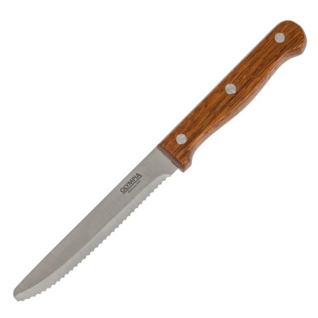 Nož za steak z zaobljenim robom - komplet 12 kosov - Olympia - Fourniresto Nož za steak z zaobljenim robom - komplet 12 kosov - Olympia - Fourniresto