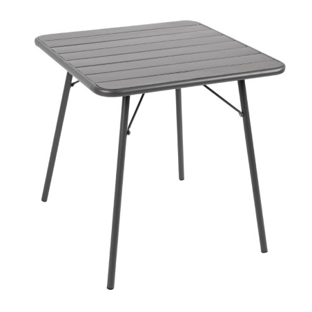 Miza sive barve iz jekla 700 x 700 mm - Bolero - Fourniresto