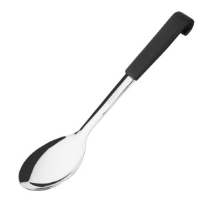 Žlica za postrežbo s črnim ročajem iz nerjavečega jekla 340 mm - Vogue - Fourniresto