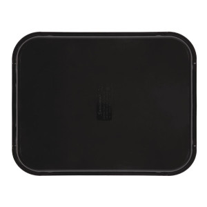 Pravokotni protizdrsni pladenj iz steklenih vlaken Camtread črne barve 45,7 cm - Cambro - Fourniresto