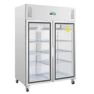 Hladilna vitrina za pozitivno hlajenje GN 2/1 enostavna - 600 L - Polar - Fourniresto