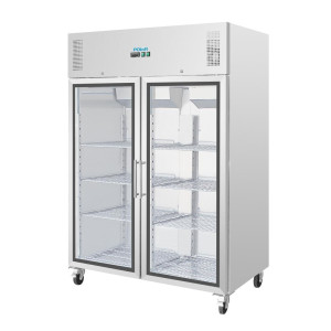 Hladilna vitrina za pozitivno hlajenje GN 2/1 enostavna - 600 L - Polar - Fourniresto