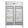 Hladilna vitrina za pozitivno hlajenje GN 2/1 enostavna - 600 L - Polar - Fourniresto