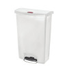 Koš za smeti s pedalom Slim Jim StepOn, bel, 90L - Rubbermaid - Fourniresto