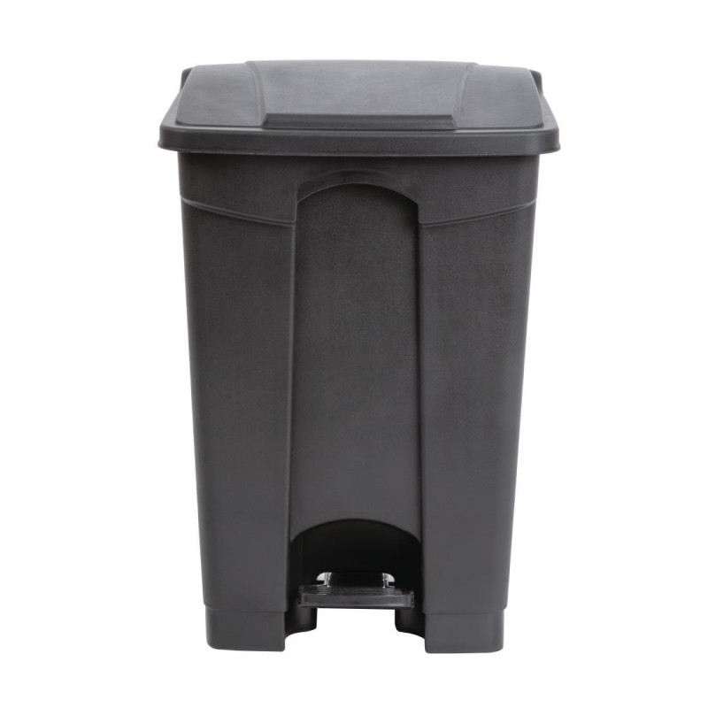 Black 45L Pedal Kitchen Bin - Jantex - Fourniresto Black 45L Pedal Kitchen Bin - Jantex - Fourniresto