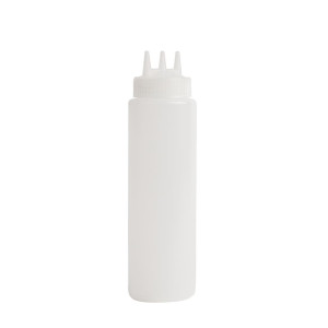 Prozorna mehka steklenica z 3 nastavki 681 ml - Vogue - Fourniresto