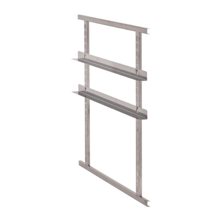 Kit de 4 Glissières Inox Ajustables et 2 Cadres métalliques pour le Conteneur DW585 - Cambro - Fourniresto Kit de 4 Glissières Inox Ajustables et 2 Cadres métalliques pour le Conteneur DW585 - Cambro - Fourniresto