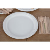 Krožniki iz kompostabilne bagase 26 cm - paket 50 kosov - Fiesta Green - Fourniresto