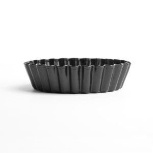 Model za pite s snemljivim dnom proti prijemanju 8 cm - Komplet 3 kosov - Vogue - Fourniresto