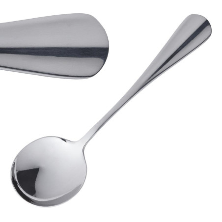 Cuillère À Soupe Ronde Baguette En Inox - Lot De 12 - Olympia - Fourniresto Cuillère À Soupe Ronde Baguette En Inox - Lot De 12 - Olympia - Fourniresto