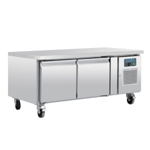 Podstavek za hlajenje GN 1/1 s pozitivno temperaturo, 2 vrati, 214 L - Polar - Fourniresto