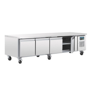 Podstavek za hlajenje GN 1/1 s pozitivno temperaturo, serija U, 4 vrata, 420 L - Polar - Fourniresto