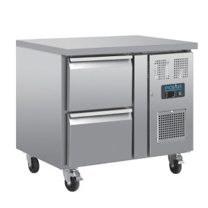 Hladilna miza GN 1/1 z ventilatorjem, 2 predaloma, serija U 124L - Polar - Fourniresto