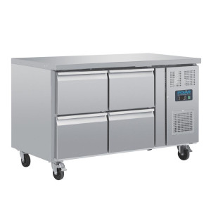 Hladilna miza GN 1/1 z ventilatorjem, 4 predali, serija U 314L - Polar - Fourniresto
