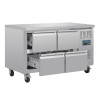 Hladilna miza GN 1/1 z ventilatorjem, 4 predali, serija U 314L - Polar - Fourniresto