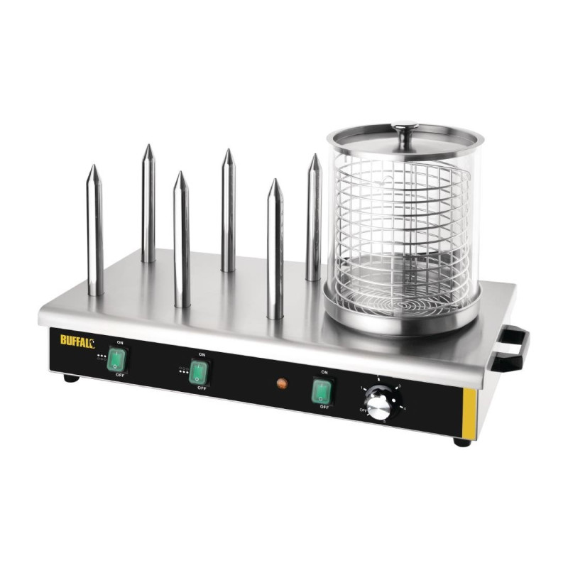 Chauffesaucisses 6 plots - Buffalo - Fourniresto Chauffesaucisses 6 plots - Buffalo - Fourniresto