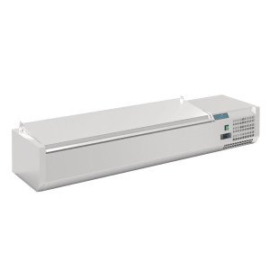Saladnik za postavitev s pokrovom Serija G 6x GN 1/4 - Polar - Fourniresto