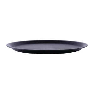 Nedrseči črni pladenj Blackline, okrogel Ø 310mm - Roltex - Fourniresto