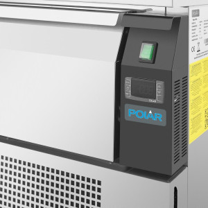 Podstavek z dvojnim hlajenjem 2 predala Serija U 6x GN 1/1 - Polar - Fourniresto