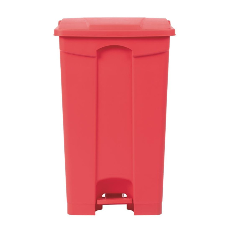 Poubelle de Cuisine à Pédale Rouge 87L - Jantex - Fourniresto Poubelle de Cuisine à Pédale Rouge 87L - Jantex - Fourniresto