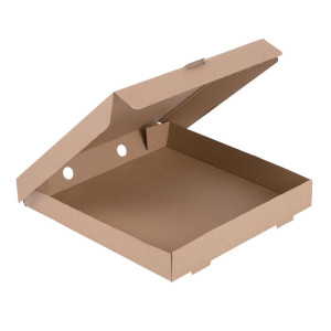 Škatle za pice Kraft 30 cm - paket 100 kosov - Fiesta Green - Fourniresto