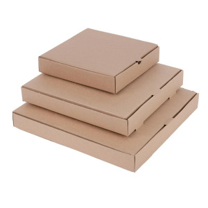 Škatle za pice Kraft 30 cm - paket 100 kosov - Fiesta Green - Fourniresto