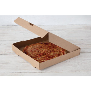 Škatle za pice Kraft 30 cm - paket 100 kosov - Fiesta Green - Fourniresto