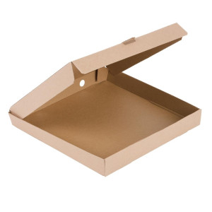 Kartonske škatle za pice Kraft 35cm - paket 50 kosov - Fiesta Green - Fourniresto
