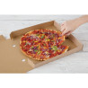 Kartonske škatle za pice Kraft 35cm - paket 50 kosov - Fiesta Green - Fourniresto
