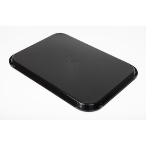 Pravokotni črni pladenj iz polipropilena za hitro prehrano 410mm - Cambro - Fourniresto