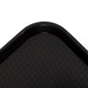 Pravokotni črni pladenj iz polipropilena za hitro prehrano 410mm - Cambro - Fourniresto