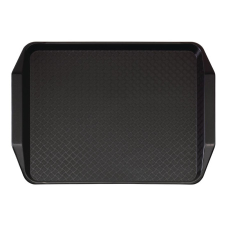 Pravokoten črn pladenj z ročaji iz polipropilena za hitro prehrano 430mm - Cambro - Fourniresto Pravokoten črn pladenj z ročaji iz polipropilena za hitro prehrano 430mm - Cambro - Fourniresto